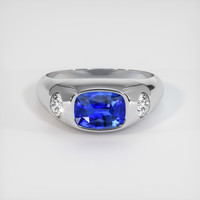 2.24 Ct. Sapphire Ring, Platinum 950 1
