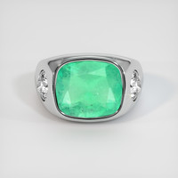 5.04 Ct. Emerald Ring, Platinum 950 1