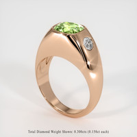 2.03 Ct. Sapphire Ring, 18K Rose Gold 2