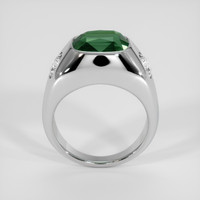 5.01 Ct. Bluish Green Sapphire Ring, 18K White Gold 3