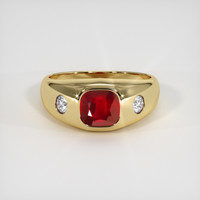 2.98 Ct. Ruby Ring, 10K Yellow Gold 1