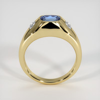 1.43 Ct. Greyish Blue Sapphire Ring, 10K Yellow Gold 3