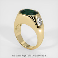 3.55 Ct. Sapphire Ring, 14K Yellow Gold 2