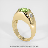 2.03 Ct. Sapphire Ring, 18K Yellow Gold 2