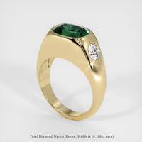 3.08 Ct. Sapphire Ring, 18K Yellow Gold 2