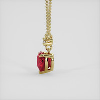 1.75 Ct. Ruby Pendant, 18K Yellow Gold 3