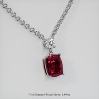 3.89 Ct. Gemstone Pendant, Platinum 950 2