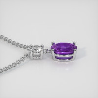 1.59 Ct. Gemstone Necklace, Platinum 950 3