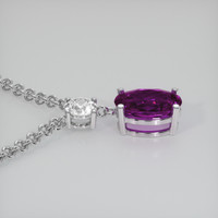 3.83 Ct. Gemstone Necklace, Platinum 950 3