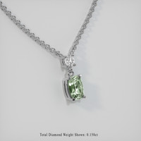 1.10 Ct. Sapphire Necklace, Platinum 950 2