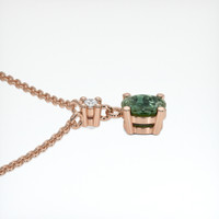 0.22 Ct. Gemstone Necklace, 14K Rose Gold 3