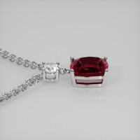 3.89 Ct. Gemstone Necklace, 18K White Gold 3