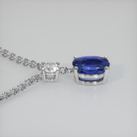 2.06 Ct. Gemstone Necklace, 18K White Gold 3