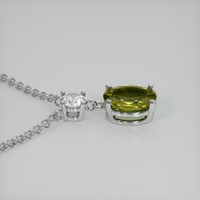 1.73 Ct. Gemstone Necklace, 18K White Gold 3