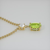 1.68 Ct. Gemstone Pendant, 14K Yellow Gold 3