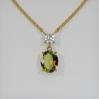 1.73 Ct. Gemstone Necklace, 14K Yellow Gold 1