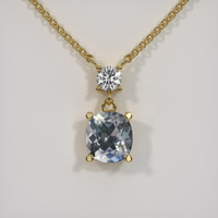 1.18 Ct. Gemstone Necklace, 14K Yellow Gold 1