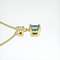 0.25 Ct. Gemstone Necklace, 18K Yellow Gold 3