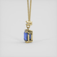 1.80 Ct. Blue Sapphire Necklace, 18K Yellow Gold 3