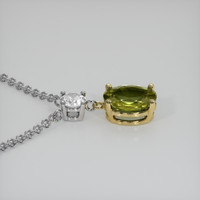 1.73 Ct. Gemstone Pendant, 14K Yellow & White 3