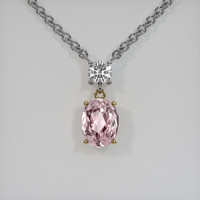 2.52 Ct. Gemstone Necklace, 18K Yellow & White 1