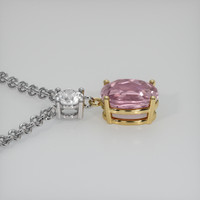 2.52 Ct. Gemstone Pendant, 18K Yellow & White 3