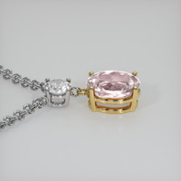 3.10 Ct. Gemstone Pendant, 18K Yellow & White 3