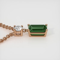 2.07 Ct. Gemstone Necklace, 14K Rose Gold 3