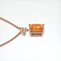 2.04 Ct. Gemstone Necklace, 14K Rose Gold 3