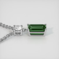 2.07 Ct. Gemstone Necklace, 14K White Gold 3