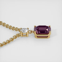 2.80 Ct. Gemstone Necklace, 14K Yellow Gold 3