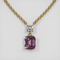 2.80 Ct. Gemstone Necklace, 18K Yellow Gold 1