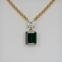 3.17 Ct. Gemstone Necklace, 18K Yellow Gold 1