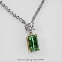 2.07 Ct. Gemstone Necklace, 18K Yellow & White 2