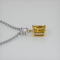 1.68 Ct. Gemstone Necklace, 18K Yellow & White 3