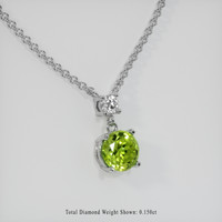 1.31 Ct. Gemstone Pendant, Platinum 950 2