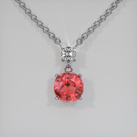 2.10 Ct. Gemstone Pendant, Platinum 950 1