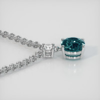 4.21 Ct. Sapphire Necklace, Platinum 950 3