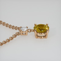 2.10 Ct. Gemstone Necklace, 14K Rose Gold 3