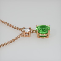 1.54 Ct. Gemstone Pendant, 14K Rose Gold 3