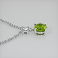 1.31 Ct. Gemstone Necklace, 14K White Gold 3