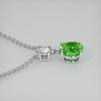 1.54 Ct. Gemstone Necklace, 14K White Gold 3