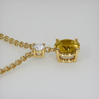 2.10 Ct. Gemstone Necklace, 18K Yellow Gold 3