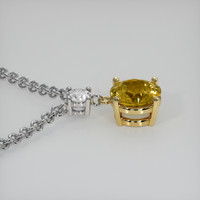 2.10 Ct. Gemstone Necklace, 14K Yellow & White 3