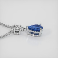 0.85 Ct. Sapphire Necklace, Platinum 950 3