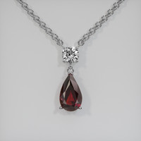 2.18 Ct. Gemstone Pendant, Platinum 950 1