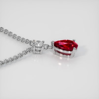 1.57 Ct. Ruby Pendant, Platinum 950 3