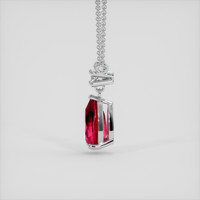 1.55 Ct. Ruby Necklace, Platinum 950 3