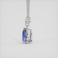 0.93 Ct. Bi Color Sapphire Necklace, Platinum 950 3