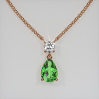 1.70 Ct. Gemstone Necklace, 14K Rose Gold 1